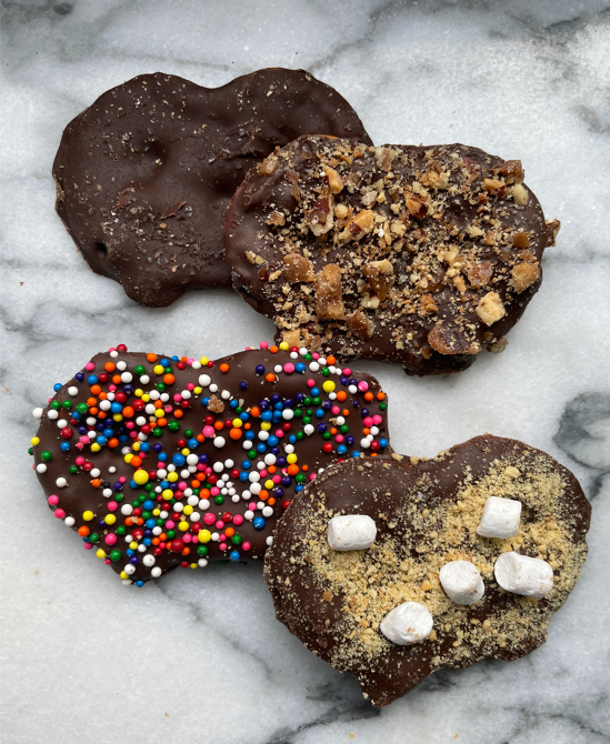 ChocolateCovered Pretzel Thins Baked in 'Boken