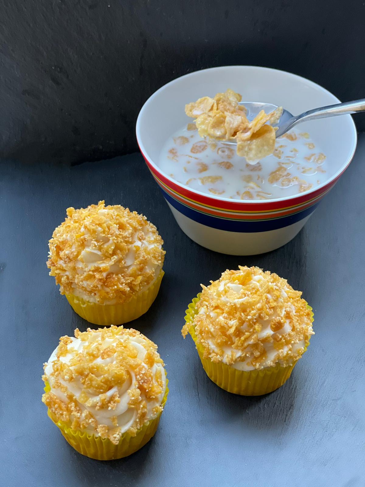 Cereal Milk Cupcakes – Baked in 'Boken