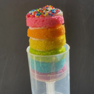 Rainbow Cake Push-Pop