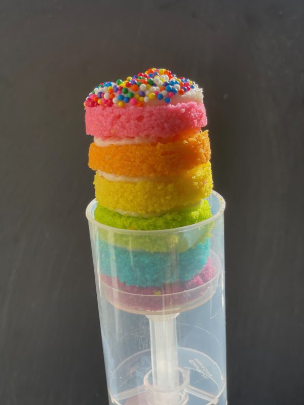 Rainbow Cake Push-Pop